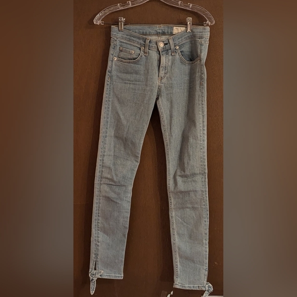 rag & bone Light Blue Skinny Jeans - Picture 2 of 7